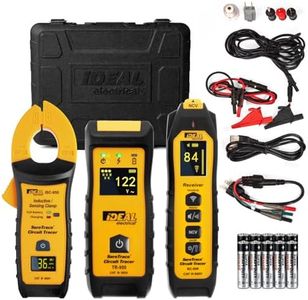 Ideal Electrical SureTrace Pro Circuit Tracer (61-950) 0-600 Volts AC/DC with Built-in Continuity Test, Amperage and Voltage Measurement, and Receptacle Testing — Find Breakers, Faults, and More