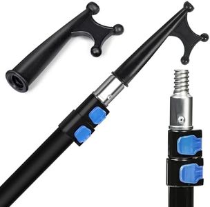 Lineslife Boat Hooks for Docking,3ft Telescoping Pole with Hook,Sturdy and Lightweight Push Pole for Boat Accessories