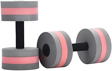 Aquatic Dumbells, 2PCS Water Aerobic Exercise Foam Dumbbells Pool Resistance, Water Aqua Fitness Barbells Hand Foam Bars Training Water Float Exercises Equipment for Weight Loss Swimming Trainning