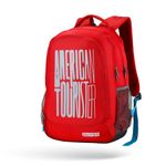 American Tourister Fizz 32L Red Backpack School bag for travel with Organizer Bottle compartment water resistant backpack for Men, Women, Boys Laptop Backpack for College Gift for Men & Women