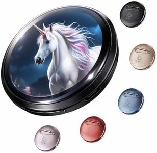 Monokaro Smart E-Badge 1.85" HD IPS Touch Display Image GIFS Sideshow & Videos Customizable Wearable Mini Screen Digital Pin Badge self‑Expression, Cheering, Support, Event, Anime/Cosplay/Fandom