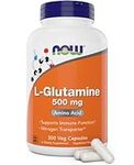 Now L-Glutamine 500mg 300 Veg Capsu