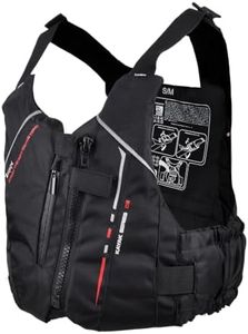 Zeraty Adult Life Jacket Swim Vest Buoyancy Aid Jacket PFD for Fishing Sailing Surfing Boating Kayaking for Water Sports,Black,S/M