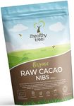 Organic Raw Cacao Nibs by TheHealthyTree Company for Smoothies, Oats and Yoghurt - High in Fibre, Calcium, Copper and Magnesium - Peruvian Vegan Cocoa Nibs (250g)