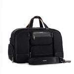 scarters Terminal Travel Messenger Bag | for 16” Laptop | 34.8 ltrs| Water Resistant | Premium Nylon Fabric | Extra Spacious & Multicompartment | Sturdy Shoulder Strap and AirTag Pocket Black