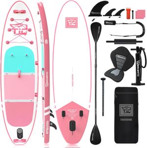 TIGERXBANG 10'6 Inflatable Paddle Board – Pink SUP