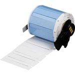 Brady PSPT-125-175-WT TLS 2200 And TLS PC Link PermaSleeve 0.235" Height, 1.765" Width, B-342 Heat-Shrink Polyolefin White Color Wire Marker Sleeves (100 Per Roll)