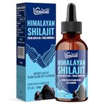 Pure Shilajit Liquid Drops, High Potency Himalayan Shilajit Drops, Enriched with 60% Fulvic Acid and 85+ Trace Minerals, 5X Faster Absorption, Alternative to Resin and Capsules, 60ml (Pack of 1)