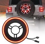 BORDAN Spare Tire Brake Light Third Brake Light LED 3rd Brake Light for Wrangler JL JLU Plug & Play, Wheel Light Rear Brake Light Compatible with 2018 2019 2020 2021 2022 Jeep Wrangler JL