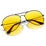 KANASTAL Night Driving Glasses for Men Women Night Vision Glasses Yellow Sunglasses for Night Driving Fishing