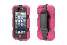 Griffin Survivor All-Terrain Rugged Case for iPhone 5/5S, iPhone SE, Pink/Black