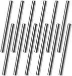 EMSea 50PCS 4x50mm Dowel Pin 304 Stainless Steel Shelf Support Pegs Pin Fasten Elements for Fixing A Component Position Join Components Sliver Tone