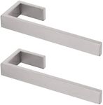 KOKOSIRI Hand Towel Bars Brushed Nickel Bath Towel Holder Wall Mount Kitchen Towels Rack Bathroom Hardware Stainless Steel 2 Pack, B3009BR-P2