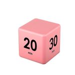 Time Timer,Cube Timer, Kitchen Timer,Gravity Sensor Flip Timer for Kids Timer Workout Timer15/20/30/60 min (Pink)…