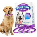 Bieyoc Calming Collar for Dogs, 3 Packs Dog Anxiety Relief, Adjustable Calming Collar for dogs, Separation Anxiety Relief Stress 60 Days Long Lasting Calming Effect for Large Middle and Small Dogs