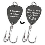 Father in Law Fishing Lure Hooks Gift Future Father in Law Fisherman Gift Appreciation Father in Law Engraved Lures Gifts Father of The Bride Gift from Groom Wedding Birthday