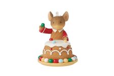 Enesco Tails with Heart Christmas Finishing Touches Miniature Figurine, 1.97 Inch, Multicolor