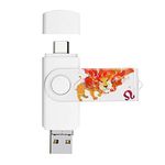 Avomoco 3.1 256GB 3 in 1 High Speed Flash Drive for Android Phones Type C Tablets Devices, Photo Stick for Samsung Galaxy,LG,Google Pixel,Hua Wei.(for Micro &USB C Ports) (256GB)