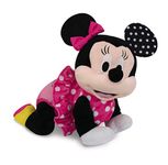 Clementoni Disney Baby Minnie Crawl With Me, Interactive Plush Toy for Encouraging Motor Skills & Development with Batteries Included 6+ Months