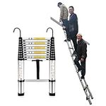 Aluminum Telescoping Ladder with Ho