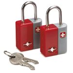 Swiss Gear Travel Sentry Key Locks, Red, One Size