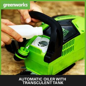 Greenworks 40V Cordless Chainsaw – 40cm Bar, Battery Powered
