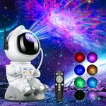 Astronaut Galaxy Star Projector Light - Starry Night Light Projector with Nebula, Remote Control & USB Powered 360° Adjustable Space Buddy Projector Lamp, Gifts for Children and Adults