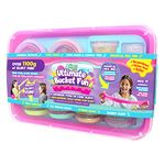 SLIMY Ultimate Bucket Fun - Original Slimy Slime Set with 8 Different Play Masses and Magical Mix-Ins, Maximum Fun for Children with Slime and Elastic Play Clay in Gift Set