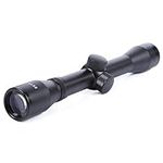 Telescope Telescopic Scope Sight Crosshair Reticle 4X32 Riflescope 4X Magnification with 20MM Rail Mount for Outdoor Hunting