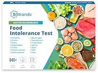 5Strands Food Intolerance Test - 600 Item at Home Collection Kit, Hair Analysis, Results 7-10 Days - Holistic Health Adult & Child Allergy Sensitivity, Gluten Soy Dairy Lactose Protein