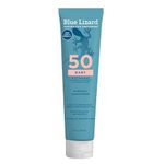 BLUE LIZARD Baby Mineral Sunscreen – No Chemical Actives – SPF 50+ UVA/UVB Protection, 5 Ounce Tube