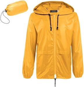 COOFANDY Men's Lightweight Rain Coats Motorcycle Rain Jacket for Men