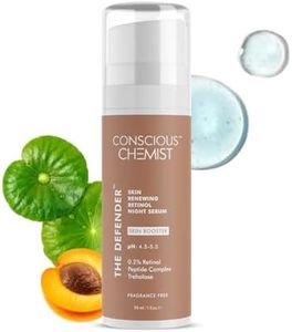 Conscious Chemist® 0.2% Retinol Serum for Face | 30ml | Multi Peptide Anti Aging Serum, Reduces Fine Lines & Wrinkles, Face Serum for Men & Women, Probiotics & Cica Water - The Defender