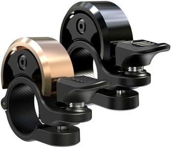 Greallthy Bike Bell, Aluminum Alloy Bicycle Bell with Clear Loud Sound, Bike Bells for Adults and Kids, Sturdy and Compact Bell Fits 0.75-1in(19-25.4mm) Handlebar for Mountain, Road Bikes.