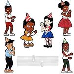 Belle Vous Birthday Yard Signs with Stakes (6 Pack) - Front Yard Birthday Signs/Banners for Outdoor Birthday Decorations - Party Yard/Garden Sign Set