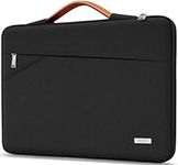 TECOOL 14 Inch Laptop Sleeve Case for 14 Inch Lenovo Thinkpad Ideapad HP Dell Acer Chromebook Notebook, Sleeve 15.3'' MacBook Air 15 M2 M3 Shockproof Water-resistant Computer Bag, Black