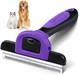 MIU COLOR Pet Grooming Brush, Deshedding Tool for Dogs & Cats, Effectively Reduces Shedding by up to 95% for Short Medium and Long Pet Hair, Purple