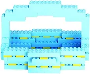 Strictly Briks Compatible with Lego Easter Building Bricks & Blocks Set, Easter Basket, Blue, 136 Pieces, Construction Toy Set for Kids, 100% Compatible with All Major Brands