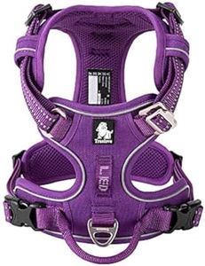 WINHYEPET True Love Harnais pour Chien No Pull Nylon Souple Réfléchissant Réglable pour Petit Grand Animal Facile à Mettre TLH56512