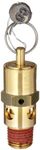 Control Devices - SA25-1L150 -SA25-1L SA Series Brass ASME Safety Valve, 150 psi Set Pressure, 1/4" Male NPT