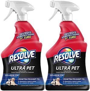 Resolve Ultra Pet Stain & Odor Remover Spray, Carpet Cleaning Machine Pre-Treatment, 32 Ounce (Pack of 2)