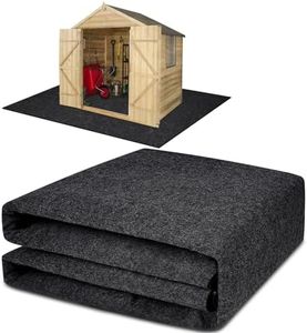 Loyeeho Outdoor Storage Shed Floor Mat Shed Flooring 5.2’x3.3’ Outdoor Storage Room Mat, Waterproof, Moisture-Proof, Dustproof, Thickened and Not Easily Dirty, Excluding Storage Shed