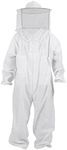 Sharplace Full keeping Suit for Women/Men, Professional Beekeeper Suit with Ventilated Hood, Beekeeper Costume Bee Keepers Suit, White XXL