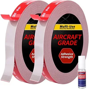 Super Strong Adhesion, Made of 3M Double Sided Tape Heavy Duty 3M VHB Mounting Tape, Indoor & Outdoor Waterproof Multipurpose Automotive Wall Tape Foam Adhesive Tape (2 Pack 360")