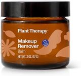 Plant Therapy Makeup Remover Balm 2 oz Gently Cleanses Away Makeup - Even Waterproof!, Nourishes & Softens Skin as it Cleans, All-Natural & Vegan Ingredients