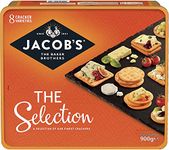 Jacob's Biscuits for Cheese Tub Crackers, 900g 8 Different Selection of Delicious Crackers Family Pack Share | Sold by Essential Products