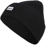 adidas Women's 4 Inch Cuff Fold Beanie, Black/White F22, One Size