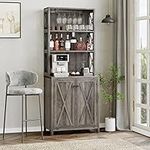 DWVO 67" Tall Wine Bar Cabinet for 