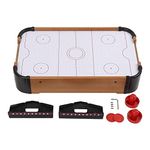 Kamsons Air Hockey Table Indoor Playing Wooden Table Top Board Game Set for Kids and Adults