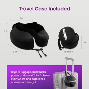 Cabeau Evolution S3 Travel Pillow – Indigo Memory Foam Neck Support
